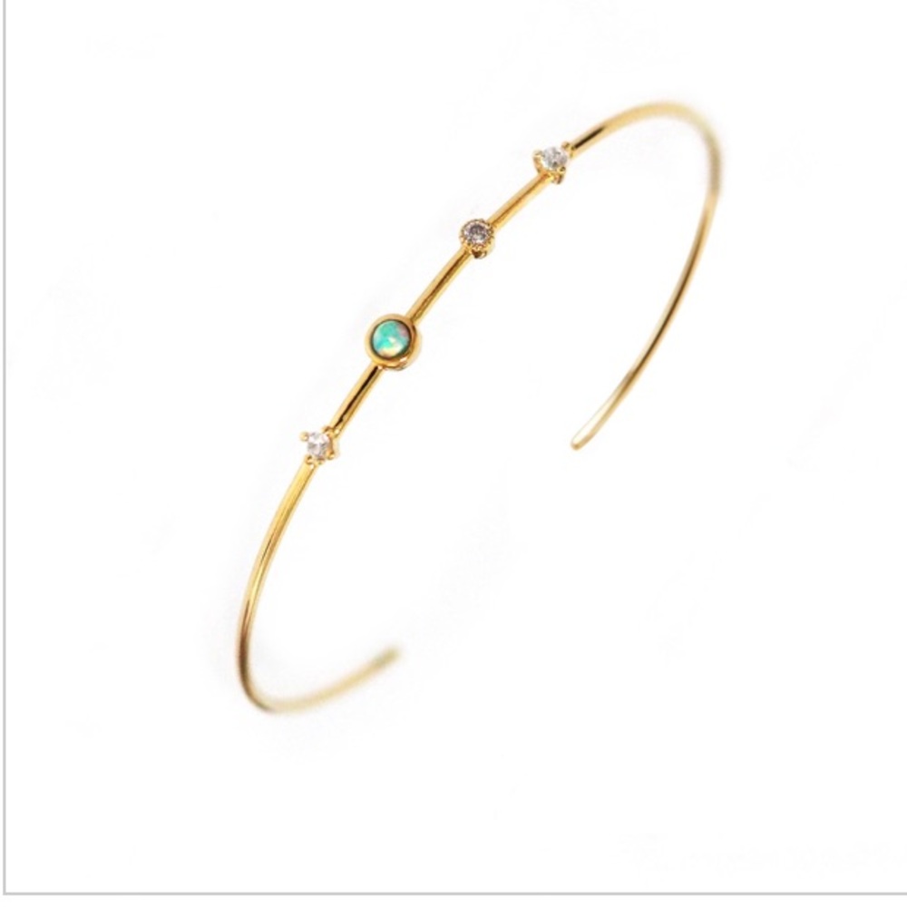 TAI Jewelry Opal Open Bracelet Set